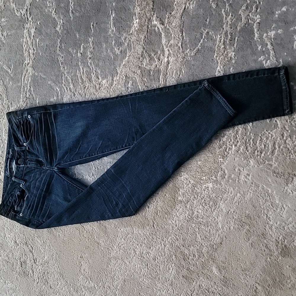 American Eagle Skinny Jeans Stretch Straight Leg Cut Size 2